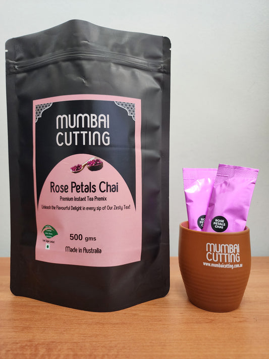 Rose Petals Chai Premix 25 sachets- Refill Pack