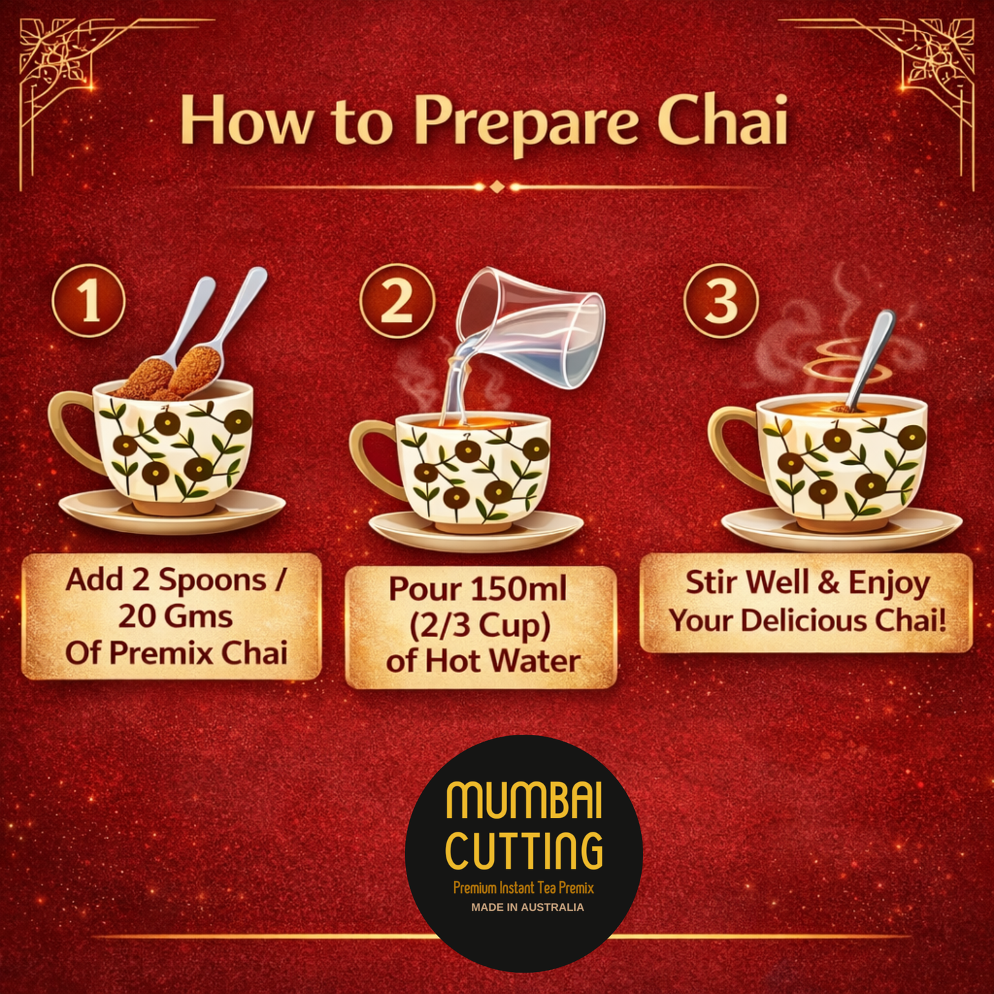 Ginger Chai Premix 500gm