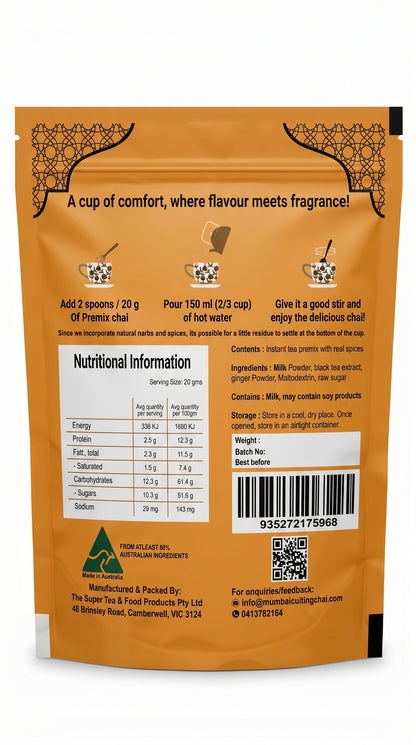 Ginger Chai Premix 500gm