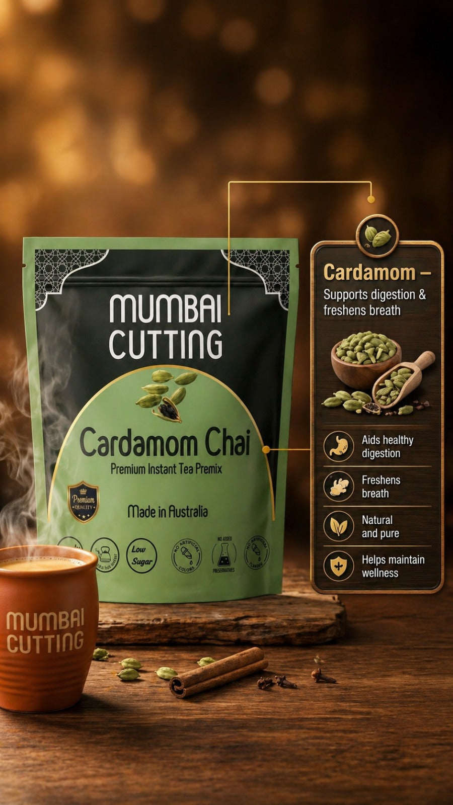 Cardamom Chai Premix 1kg