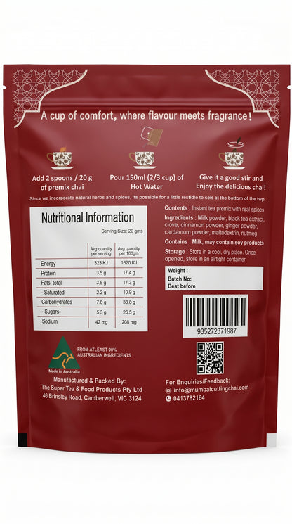 Masala Chai Premix 1 KG -No Added Sugar