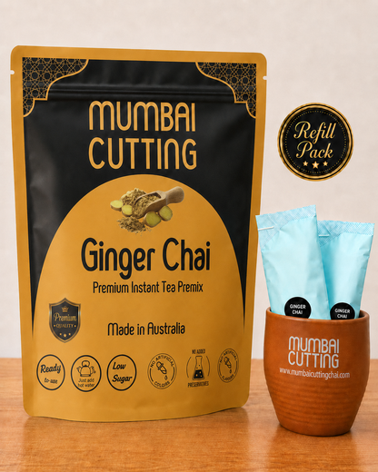 Ginger Chai Premix 25 sachets - Refill Pack