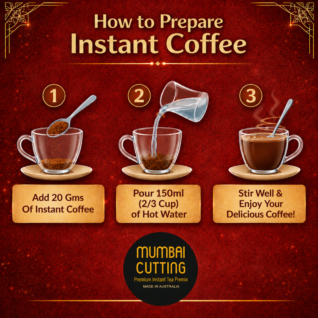 Instant Coffee Premix - 500 Grams