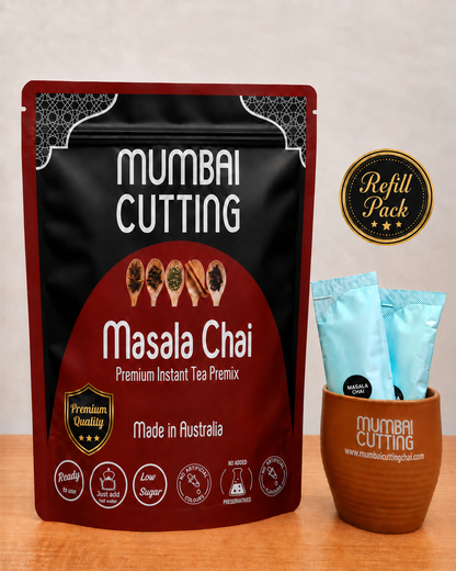 Masala Chai Premix 25 Sachets- Refill Pack